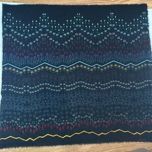 Zara Oversized dark meadow wildflower scarf / shawl multi new w tags